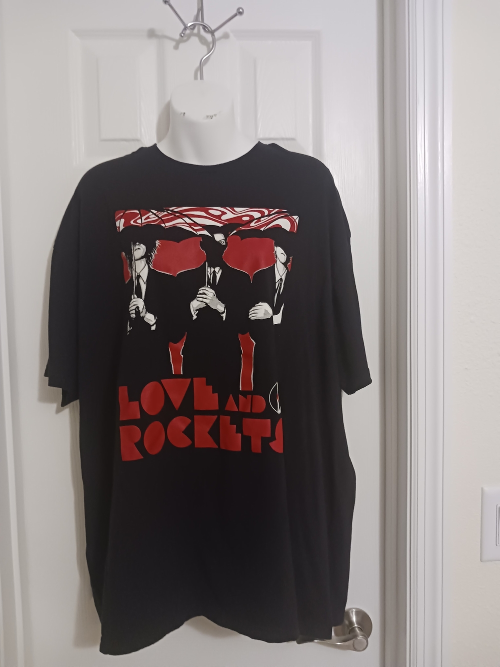 Love and Rockets Black Red SS Concert Tour 2024 Tee 2XL